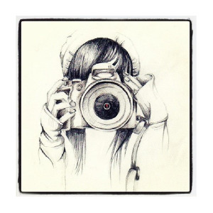 300x300 Camera Drawing - Camera Picture Drawing