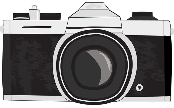 600x374 Drawn Camera Simple - Camera Simple Drawing