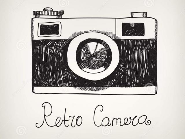 640x480 Drawn Camera Simple - Camera Simple Drawing