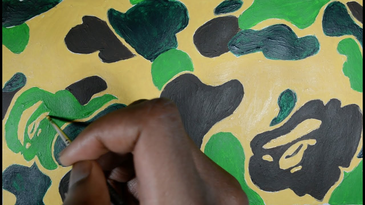 1280x720 how to draw bape camo print ! - Camo Drawing