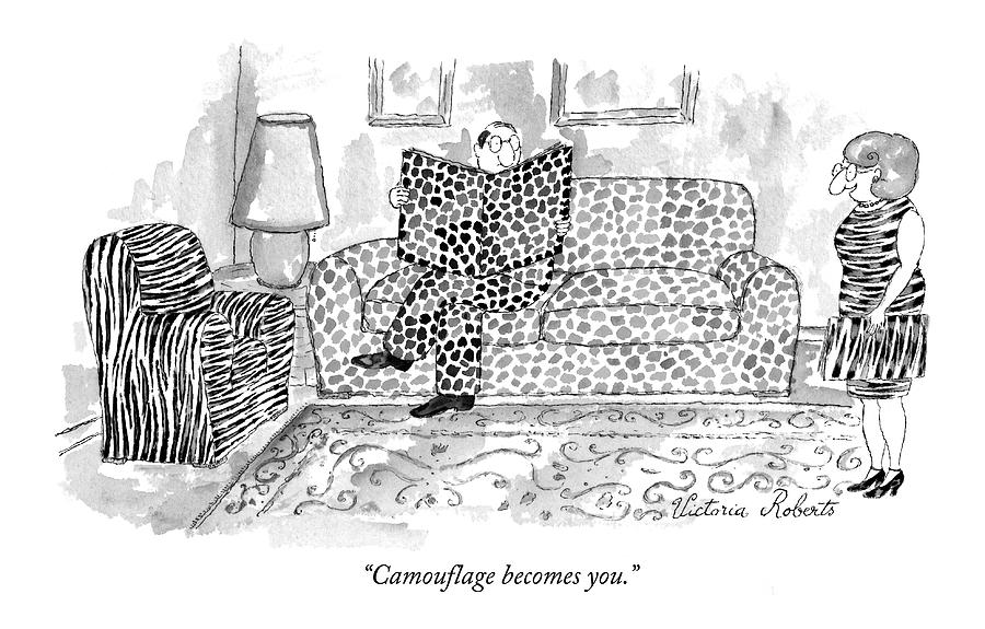 900x575 Camouflage Becomes You Drawing - Camouflage Drawing