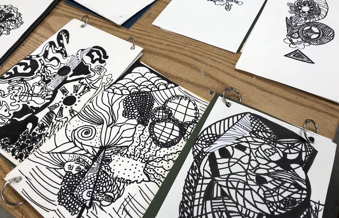 1183x761 Activities To Open Your Middle Schoolers' Creative Brains - Camouflage Drawing