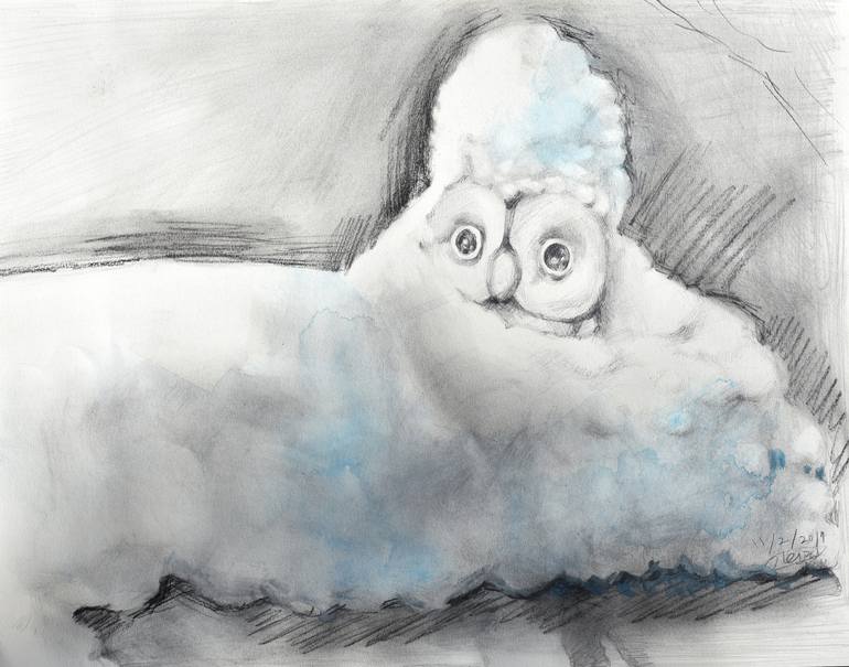 770x605 Winter Owl Camouflage Drawing - Camouflage Drawing