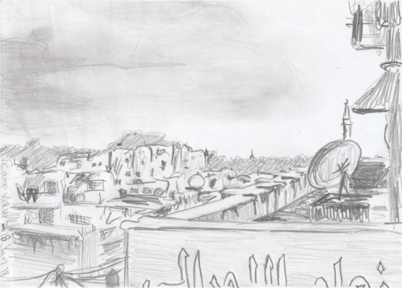 812x581 drawing the camp graphic essay of community organising, local aid - Camp Drawing