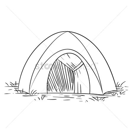 450x450 free camp drawing stock vectors stockunlimited - Camp Drawing