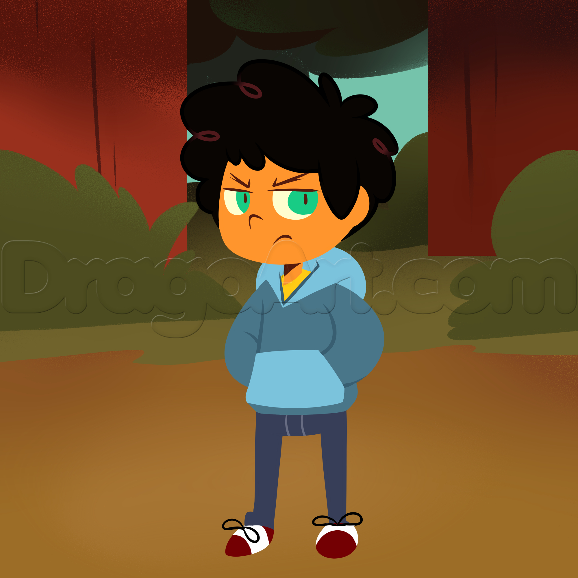 2000x2000 how to draw max from camp c step - Camp Drawing