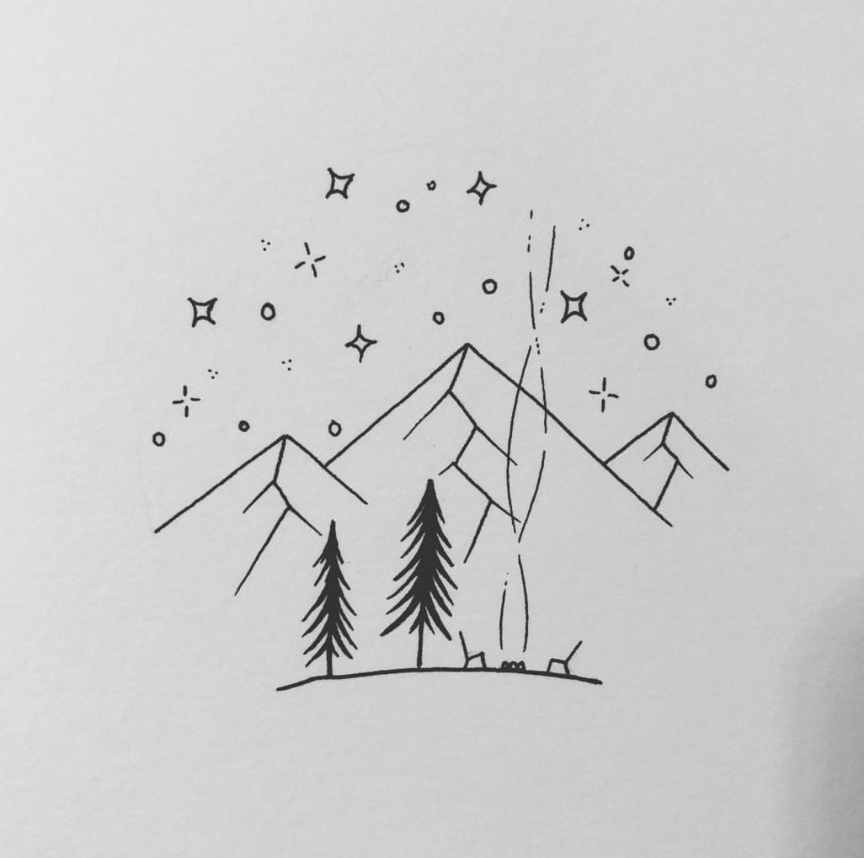 1242x1233 camp shop store art drawing photography nature wildlife adventure - Camp Drawing