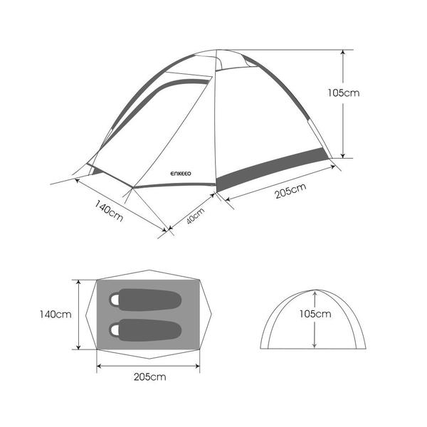 600x600 large camping tent enkeeo - Camping Tent Drawing