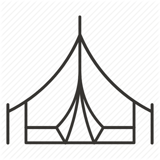 512x512 c camping, tent, tourism, travel, vacation icon - Camping Tent Drawing