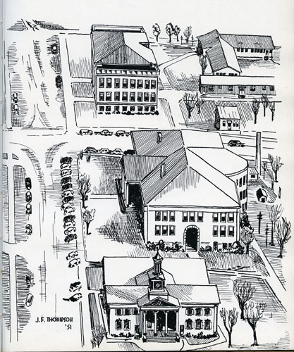 417x500 campus map gallery - Campus Drawing