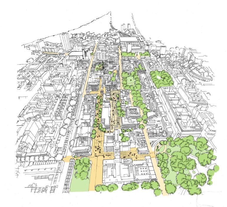 770x704 ucl campus drawing - Campus Drawing