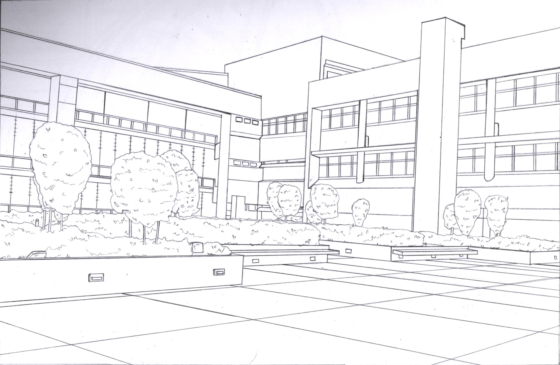 1920x1251 artstation - Campus Drawing