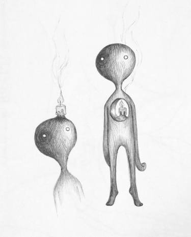 375x466 original love ballpoint pen drawings from canada saatchi art - Canada Drawing