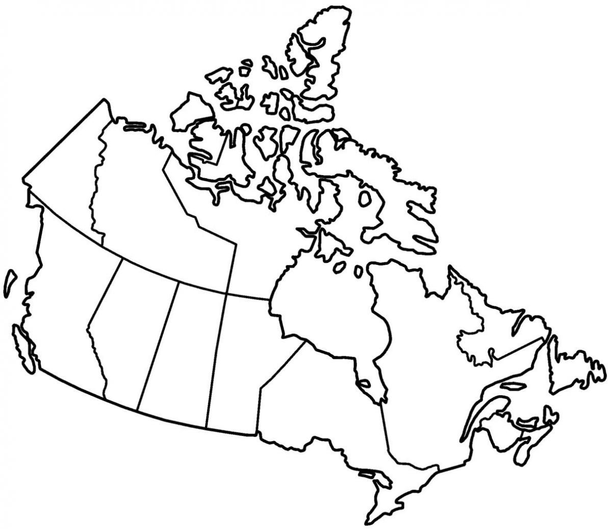 1200x1036 canada map drawing - Canada Drawing