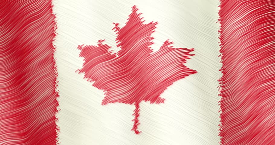 910x480 canada pencil drawing flag canada stock footage video - Canada Flag Drawing