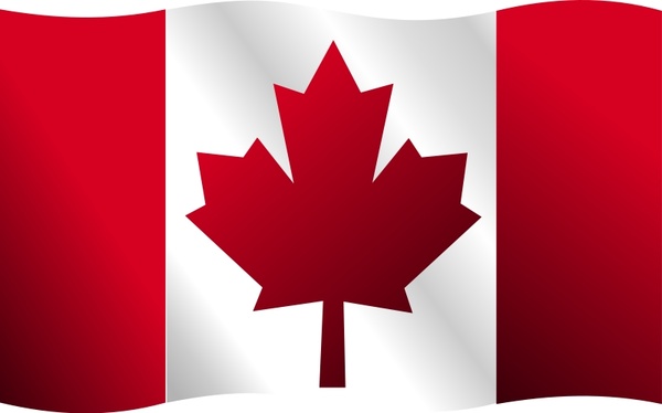 600x374 Canadian Flag Free Vector In Open Office Drawing - Canada Flag Drawing