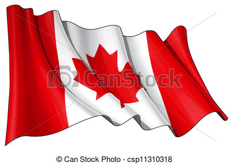 450x322 flag of canada illustration of a waving canadian flag against - Canada Flag Drawing