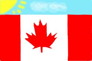 300x200 How To Draw The Canadian Flag - Canada Flag Drawing
