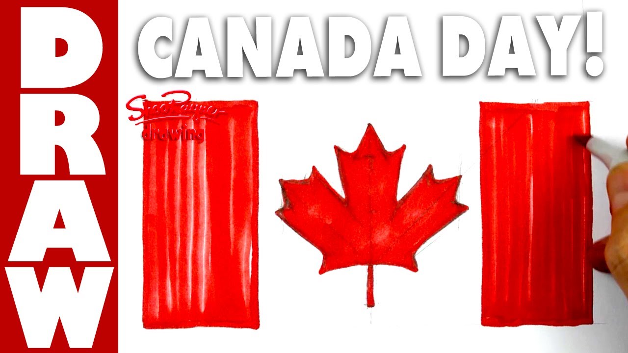 1280x720 how to draw the flag of canada for canada day! - Canada Flag Drawing