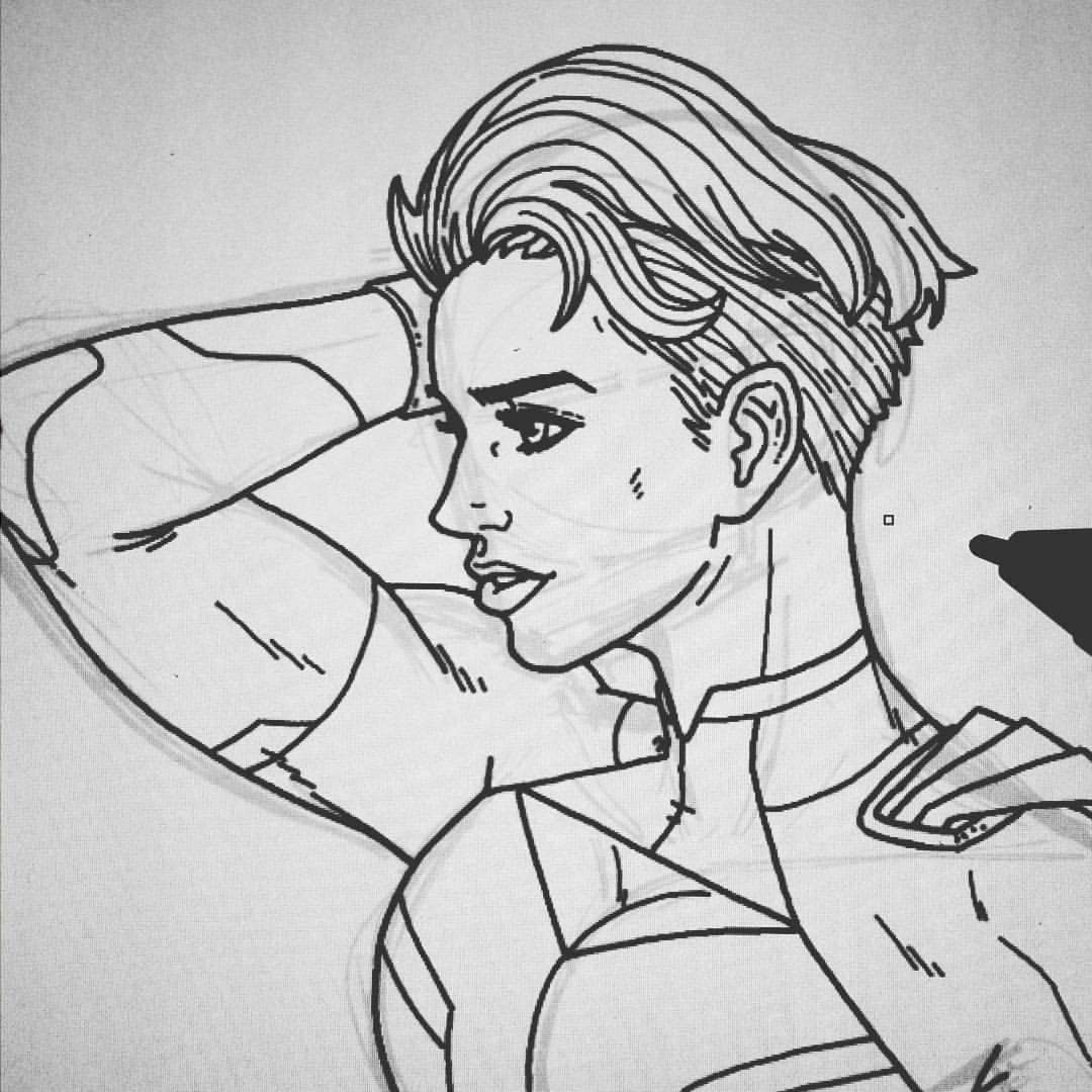 1080x1080 canadian beaver drawing - Canadian Beaver Drawing