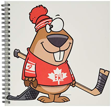 425x410 db silly canadian hockey beaver - Canadian Beaver Drawing
