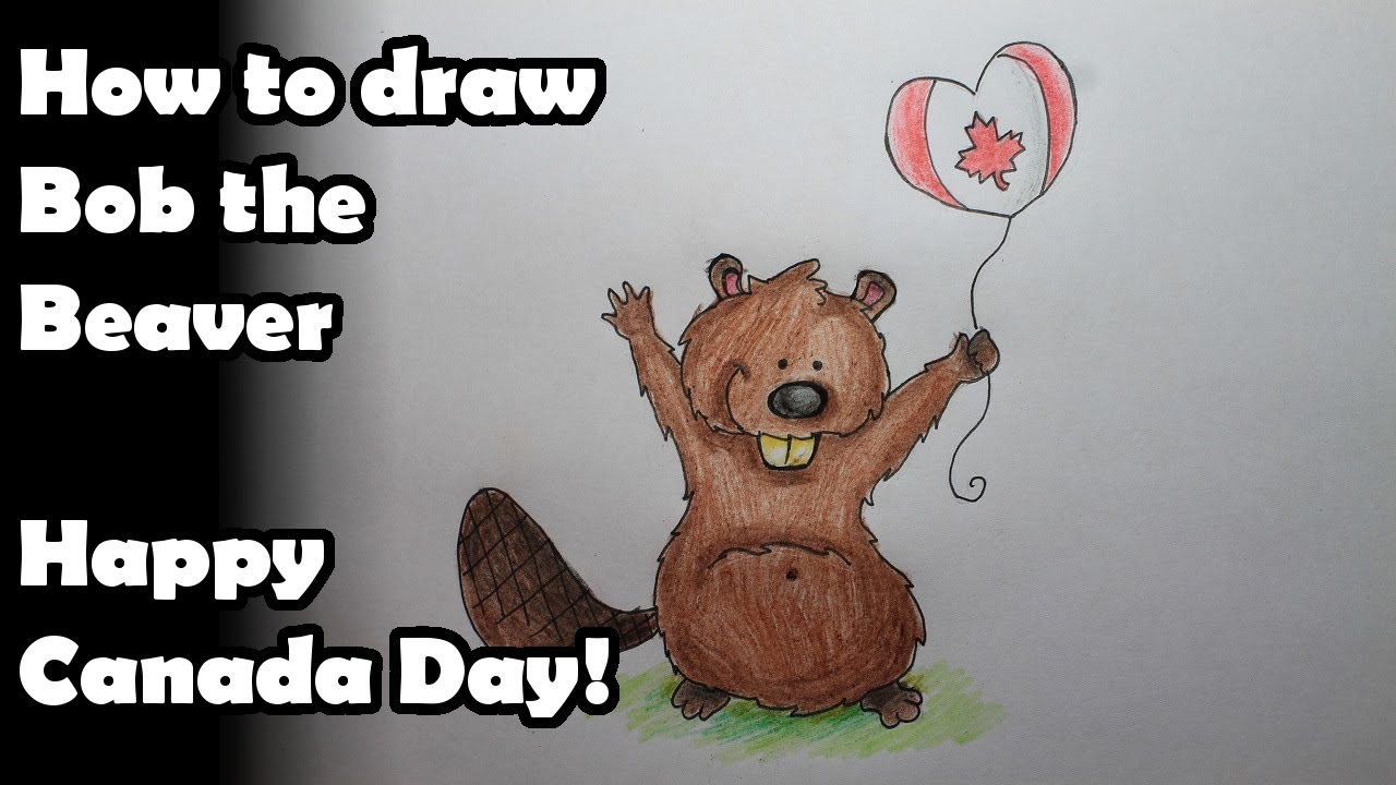 1280x720 how to draw bob the beaver - Canadian Beaver Drawing