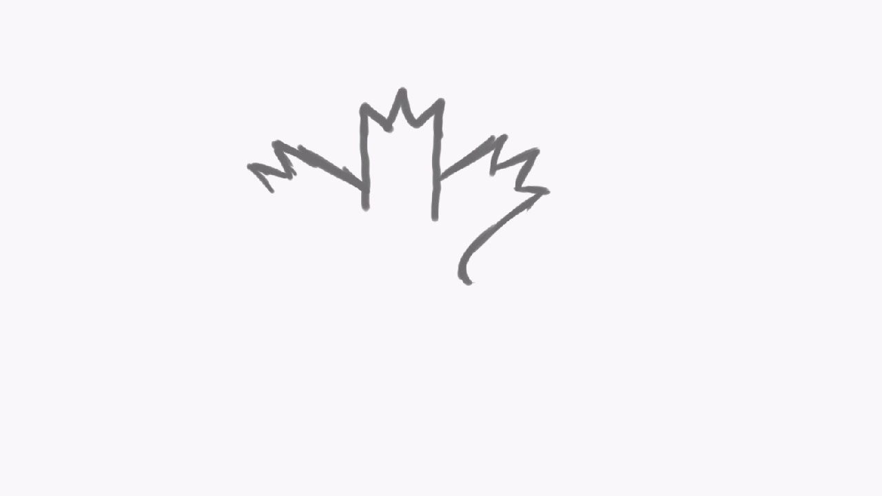1280x720 how to draw a canadian maple leaf - Canadian Maple Leaf Drawing