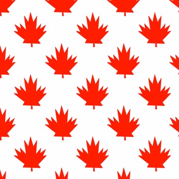 350x350 canada maple leaf digital paper - Canadian Maple Leaf Drawing