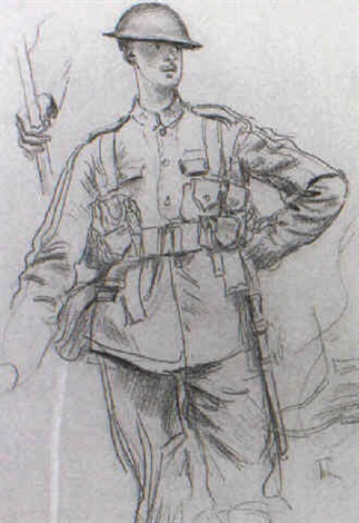 323x470 canadian soldier no - Canadian Soldier Drawing