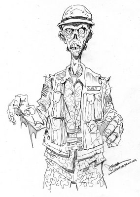 284x400 Military Cape Breton News - Canadian Soldier Drawing