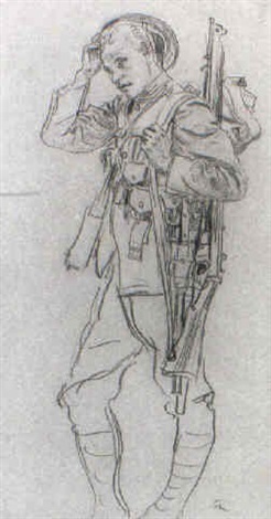 246x470 a canadian soldier - Canadian Soldier Drawing