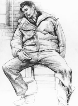 250x339 the worm revisited an examination of fear and courage in combat - Canadian Soldier Drawing