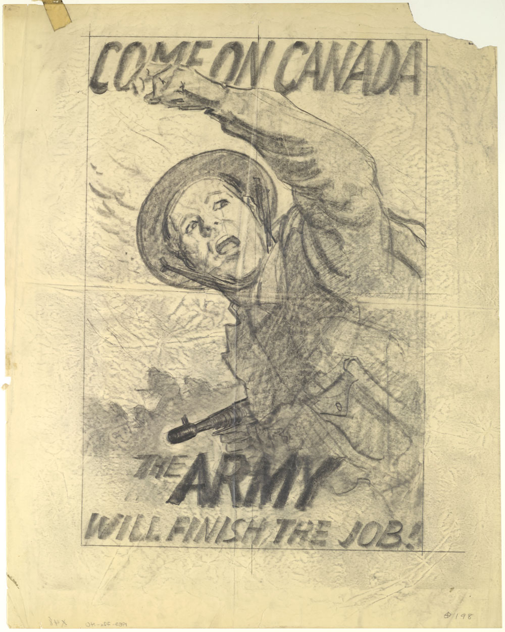 1000x1253 Archived - Canadian Soldier Drawing