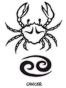 281x375 cancer zodiac drawings cancer zodiac tattoo designs drawing - Cancer Drawing