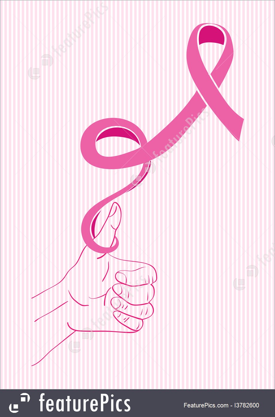918x1392 emblems and symbols breast cancer awareness ribbon human hand - Cancer Drawing