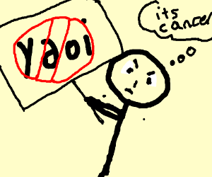 300x250 Yaoi Is Cancer Drawing - Cancer Drawing