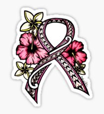 210x230 breast cancer awareness drawing stickers redbubble - Cancer Ribbon Drawing