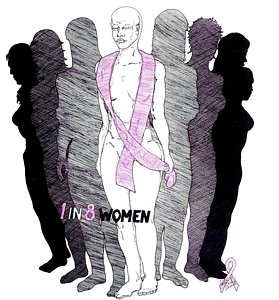 279x300 awareness ribbon drawings fine art america - Cancer Ribbon Drawing