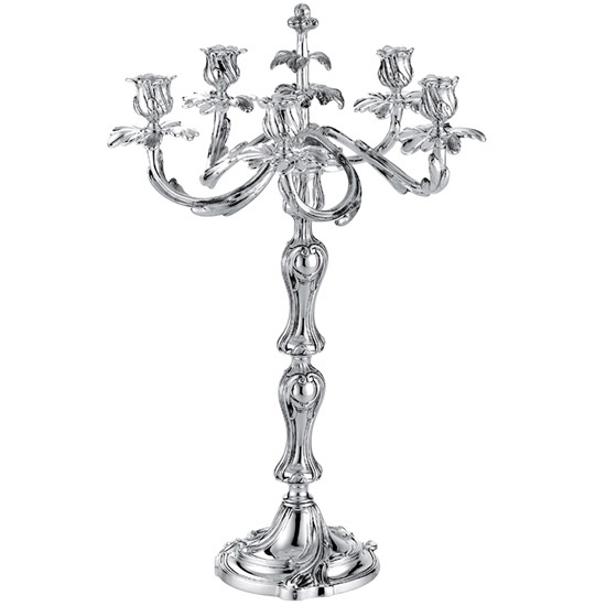 550x550 christofle trianon silver plated five light candelabra large - Candelabra Drawing