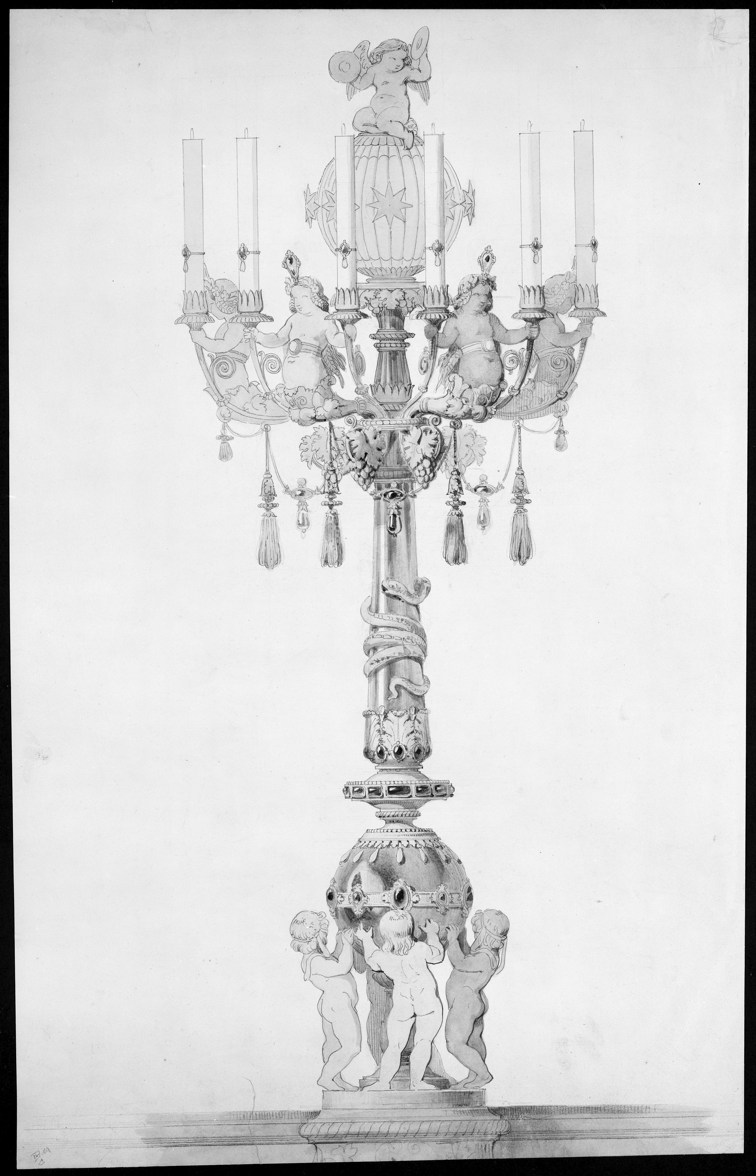 Candelabra Drawing at Explore collection of