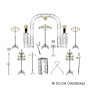 300x300 koch originals complete wedding package - Candelabra Drawing