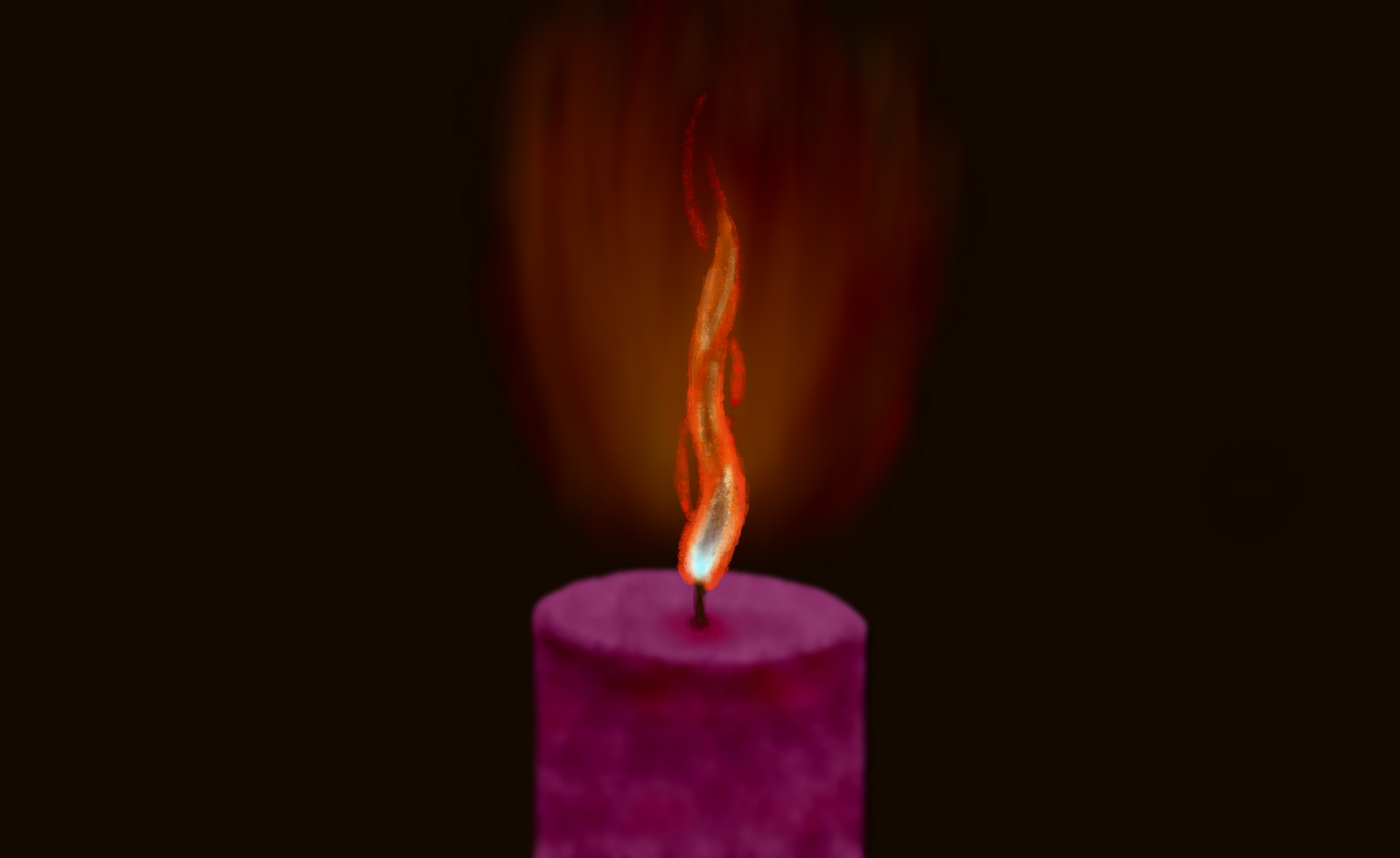 1600x980 candle flame a other speedpaint drawing - Candle Flame Drawing