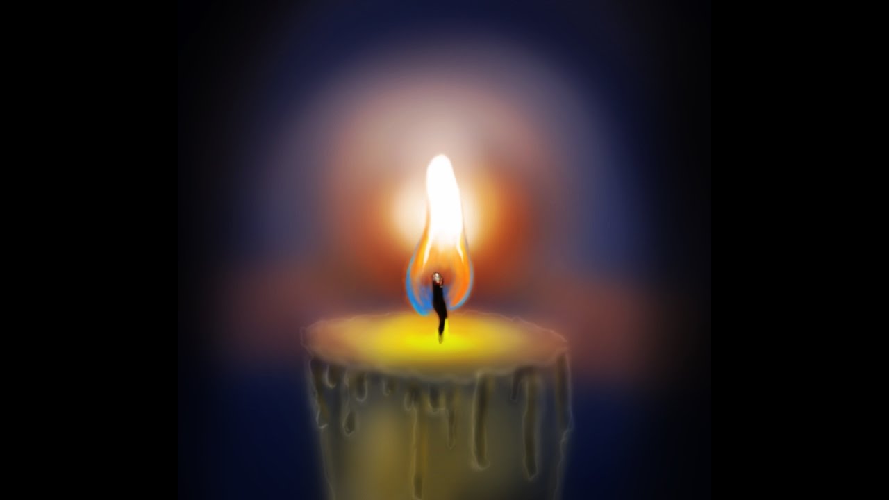 1280x720 candle flame drawing on sketchbook pro timelapse - Candle Flame Drawing