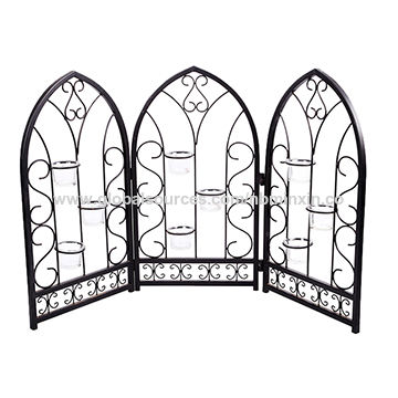 360x360 China Metal Candle Holder Scene Piece Folding Iron With Votive - Candle Holder Drawing