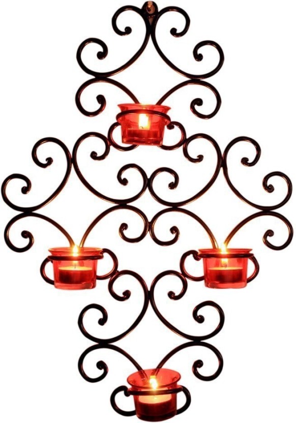 582x832 era innovative gifting wall tealight holders metal wall art candle - Candle Holder Drawing