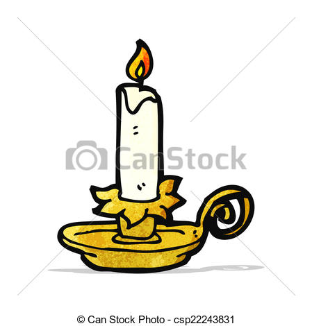 449x470 Old Candle Holder Cartoon - Candle Holder Drawing