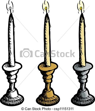 406x470 candle in candleholder brass, chrome and blank candle holder - Candle Holder Drawing