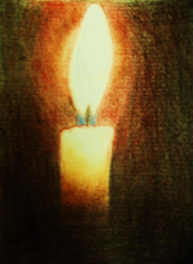 659x900 Candlelight Drawing - Candle Light Drawing
