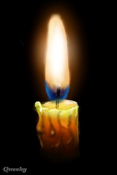 Candle Light Drawing at PaintingValley.com | Explore collection of ...