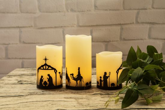 550x366 china real wax led candle light with drawing for church and temple - Candle Light Drawing